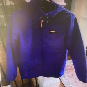 L.L.Bean Purple Hooded Jacket